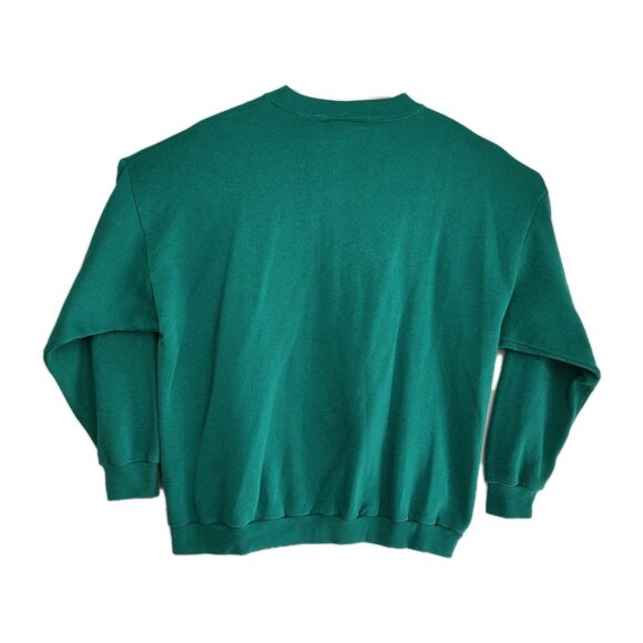 VTG Mickey Unlimited Mickey Mouse Print Pullover Sweatshirt Women's XL Green - Picture 2 of 12